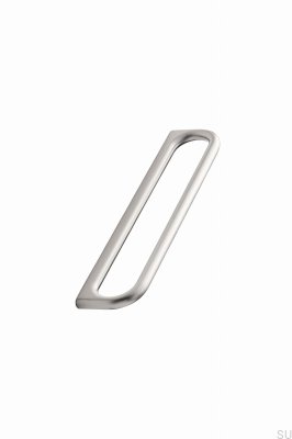 Luck 160 Metal Prata Puxador de Móveis Alongado