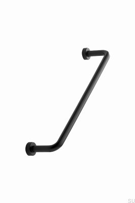 Puxador longitudinal para móveis Lounge 128, metal, preto fosco