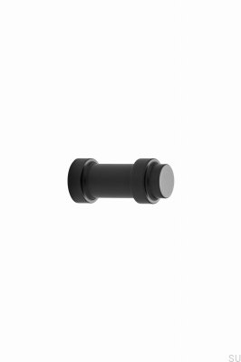 Puxador para móveis de metal Pilar 15, Preto Mate