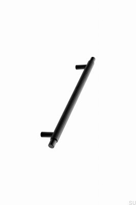 Puxador para móveis Manor 192 oblongo, metal, preto fosco