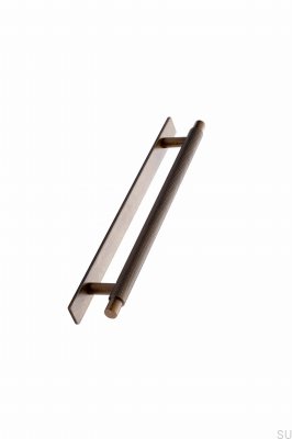 Puxador para móveis oblongo Manor Back 192, metal, antigo, ouro