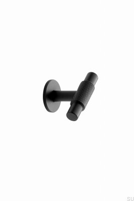 T-Bar Manor T 54 Maçaneta de Móveis de Metal Preto Fosco