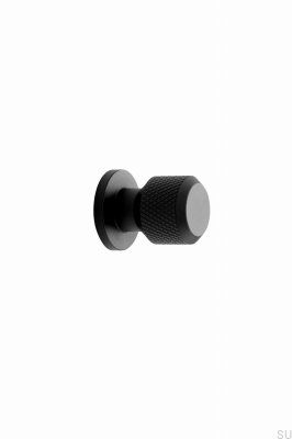 Puxador para móveis Manor Round 30 em metal, preto fosco