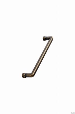 Puxador para móveis em metal dourado antigo Equester 160