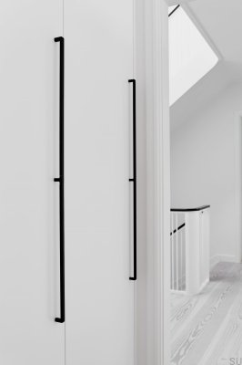 Mango 2x544 Alumínio Preto Fosco Puxador para Móveis