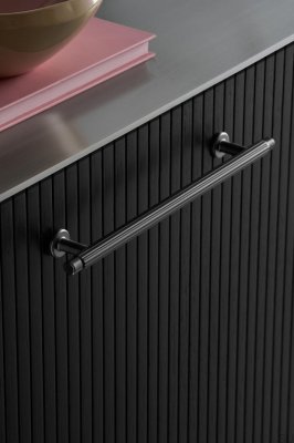 Puxador para móveis oblongo Villa 192 Gun-Metal