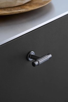 Puxador para móveis Villa T 50 Metal Gun-Metal