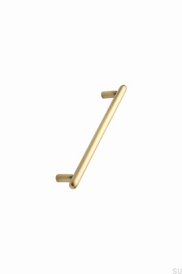 Puxador alongado para móveis Tocco 160 Metal escovado dourado