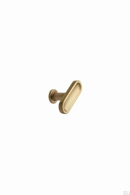 T-Bar Chateau T 52 Metal Escovado Ouro Maçaneta de Móveis
