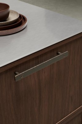 Ferramenta 192 puxador oblongo para móveis, metal, bronze antigo