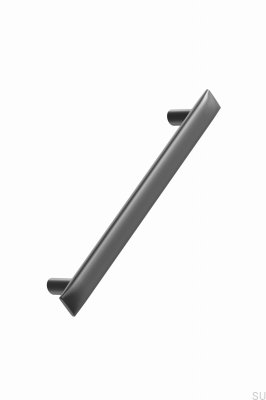 Puxador para móvel oblongo Flow 320 Gun-Metal