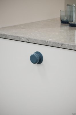 Puxador para móveis Colette 16 Metal Azul