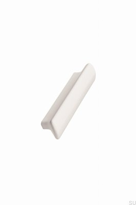 Puxador de móvel oblongo Vanilla 96 Ceramic White