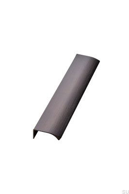 Puxador de móveis de bronze antigo de alumínio Edge Straight 200