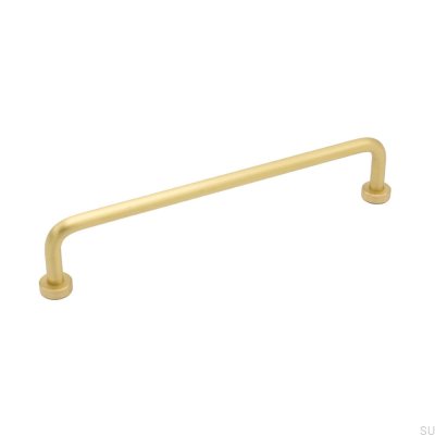 Lounge 160 Brass Gold Escovado Puxador de Móveis Alongado