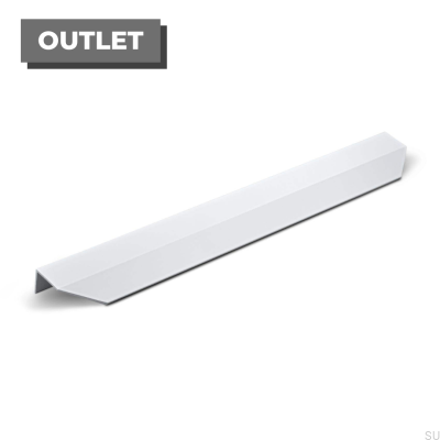 Puxador lateral para móveis Modena 300 Metal Branco Mate