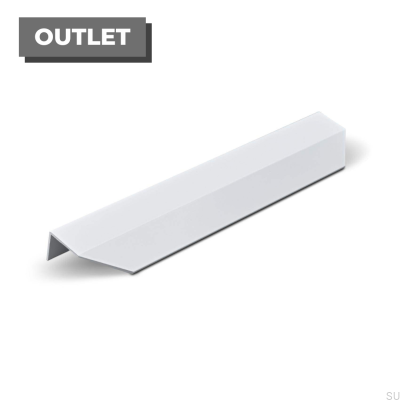 Puxador lateral para móveis Modena 200 Metal Branco Mate