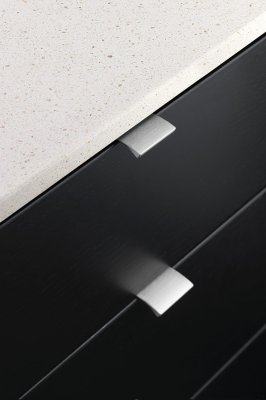 Puxador para móveis Edge Straight 40 Alumínio Prata