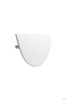Puxador para móveis oblongo Horizon Large 64, metal, branco fosco