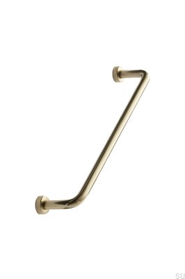 Puxador para móveis Lounge 160 longo Latão Dourado Polido