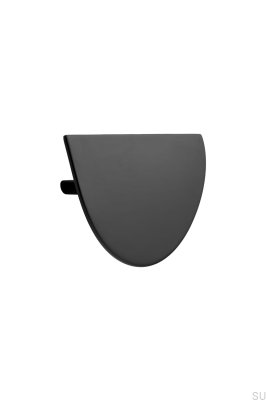 Puxador para móveis Horizon Large 64 oblongo, metal, preto fosco