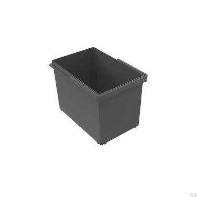 Lixeira Future Cinza Escuro 8l