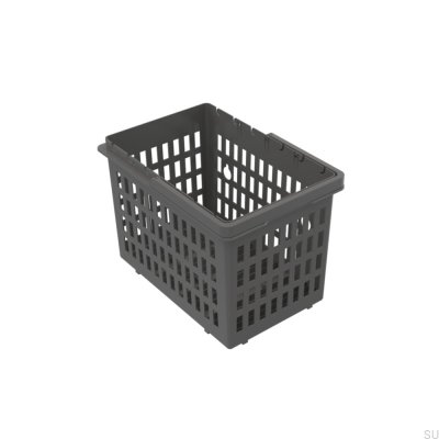 Lixeira Hero cinza escuro 8l
