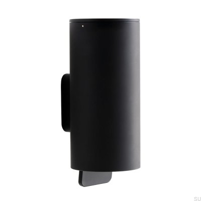 Dispensador de sabonete Stay em aço, preto mate, 0,3l