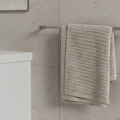Toalheiro Stay 600 Aço inoxidável escovado