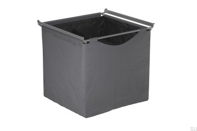 Cesto têxtil 600 Cinza escuro 526x500mm