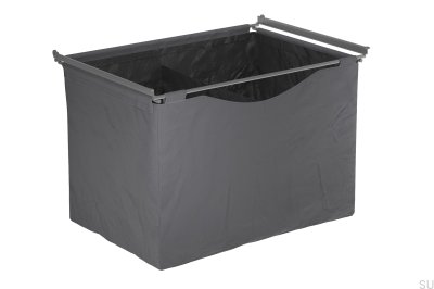 Cesto têxtil 800 Cinza escuro 726x500mm