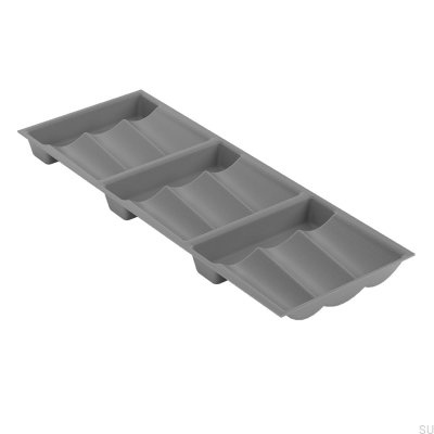 Inserção básica de especiarias Cinza escuro 155x417mm
