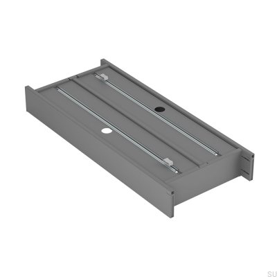 Inserção para gaveta de folhas Flex Basic II Alumínio Cinzento escuro 200/500mm