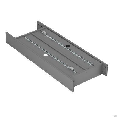 Inserção para gaveta de folhas Flex Basic II Alumínio Cinzento escuro 200/550mm