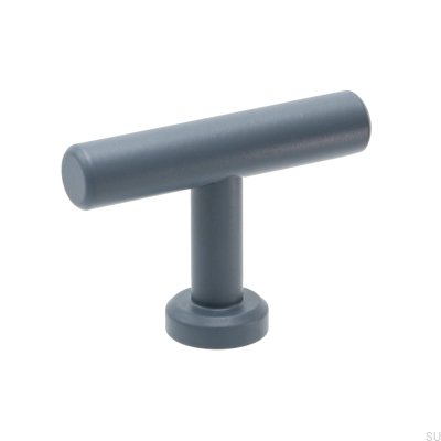 Puxador para móveis T-Bar Viva Steel Storm Blue