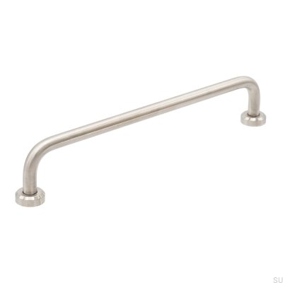 Puxador para móveis oval Viva 160, aço inoxidável