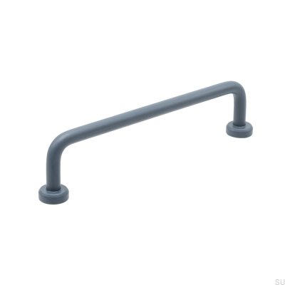Puxador para móvel oblongo Viva 128 Steel Storm Blue