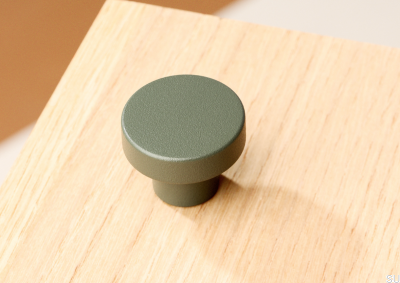 Puxador para móveis Circular 33 Metal Cinza Verde