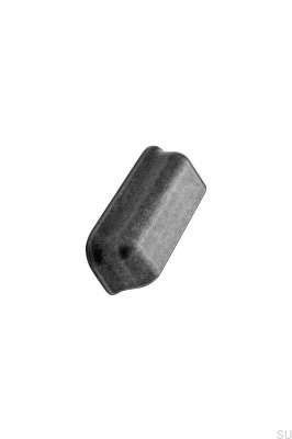 Puxador para móveis Port 96 Shell Metal Cinza antigo