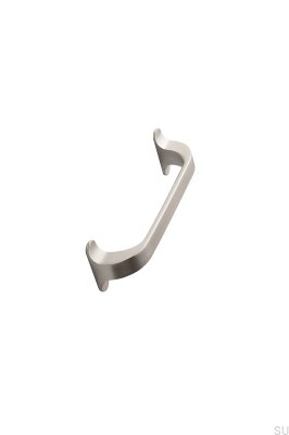 Puxador alongado para móvel Armário 128 Metal Prata
