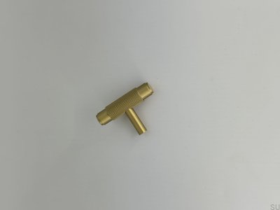 Puxador de móveis serrilhado dourado T-Bar SB-XS