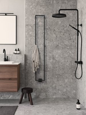 Conjunto de chuveiro ARM7200-150 Latão Preto Mate
