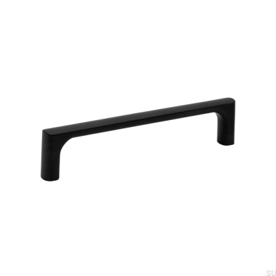 Puxador para móveis oblongo Ethel 160, preto fosco
