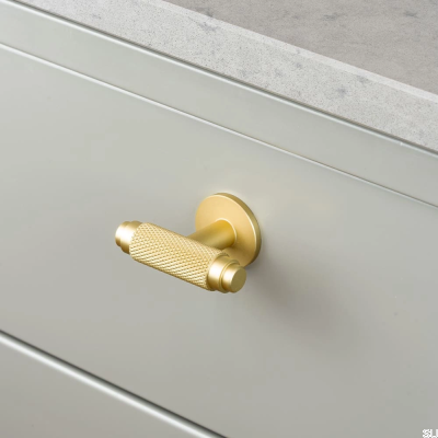 Puxador para móveis T-Bar Riff Matte Gold