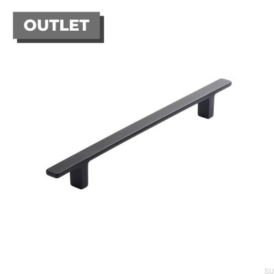 Puxador longitudinal para móveis Transit 160 Metal Black Mat