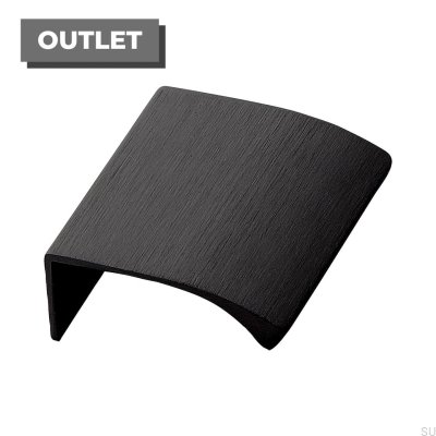 Puxador para móveis Edge Straight 40 Edge Alumínio Preto