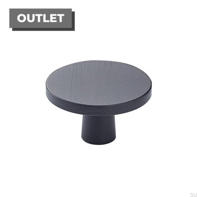 Maçaneta para móveis Plato Metal Black