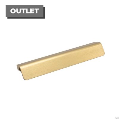 Puxador de móvel oblongo Franja ouro escovado