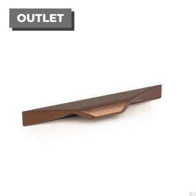 Puxador de móvel oblongo Brikk 140 Bronze antigo
