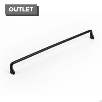 Puxador de móveis longitudinal Soft 320 Black Mat